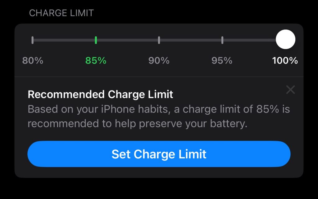 Зачем нужен лимит зарядки на iPhone