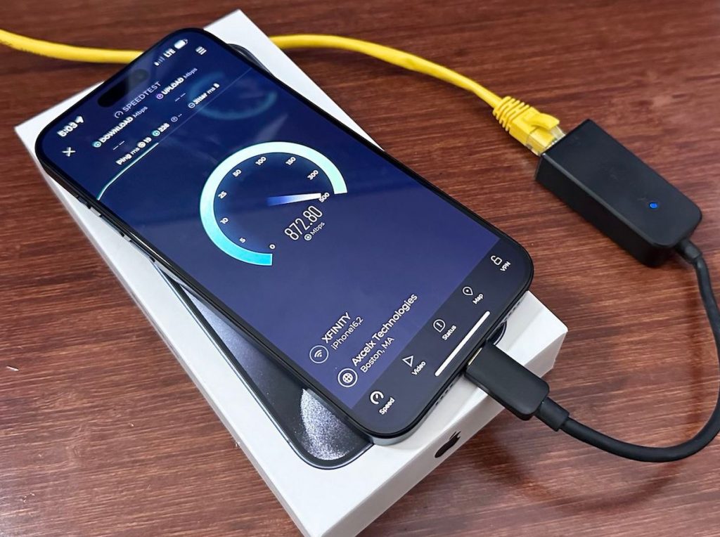 подключить к iPhone через USB-C