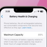 емкость аккумулятора iPhone
