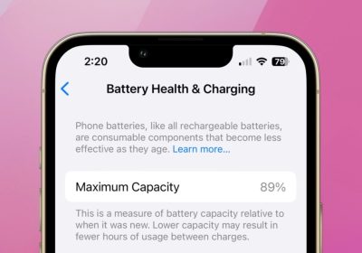 емкость аккумулятора iPhone