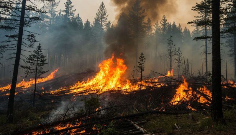 почему возникают лесные пожары